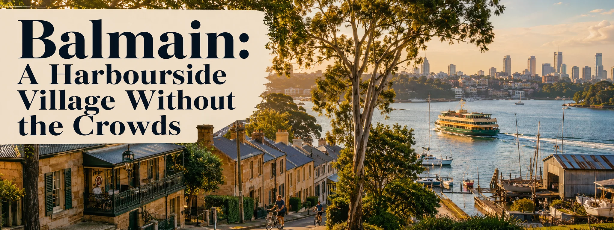Balmain: A Harbourside Village Without the Crowds