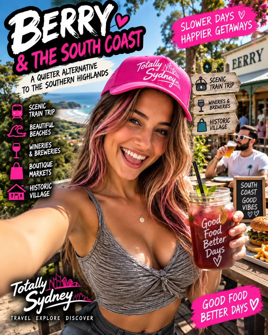 Berry Day Trip from Sydney: Train, Food, Markets & the South Coast