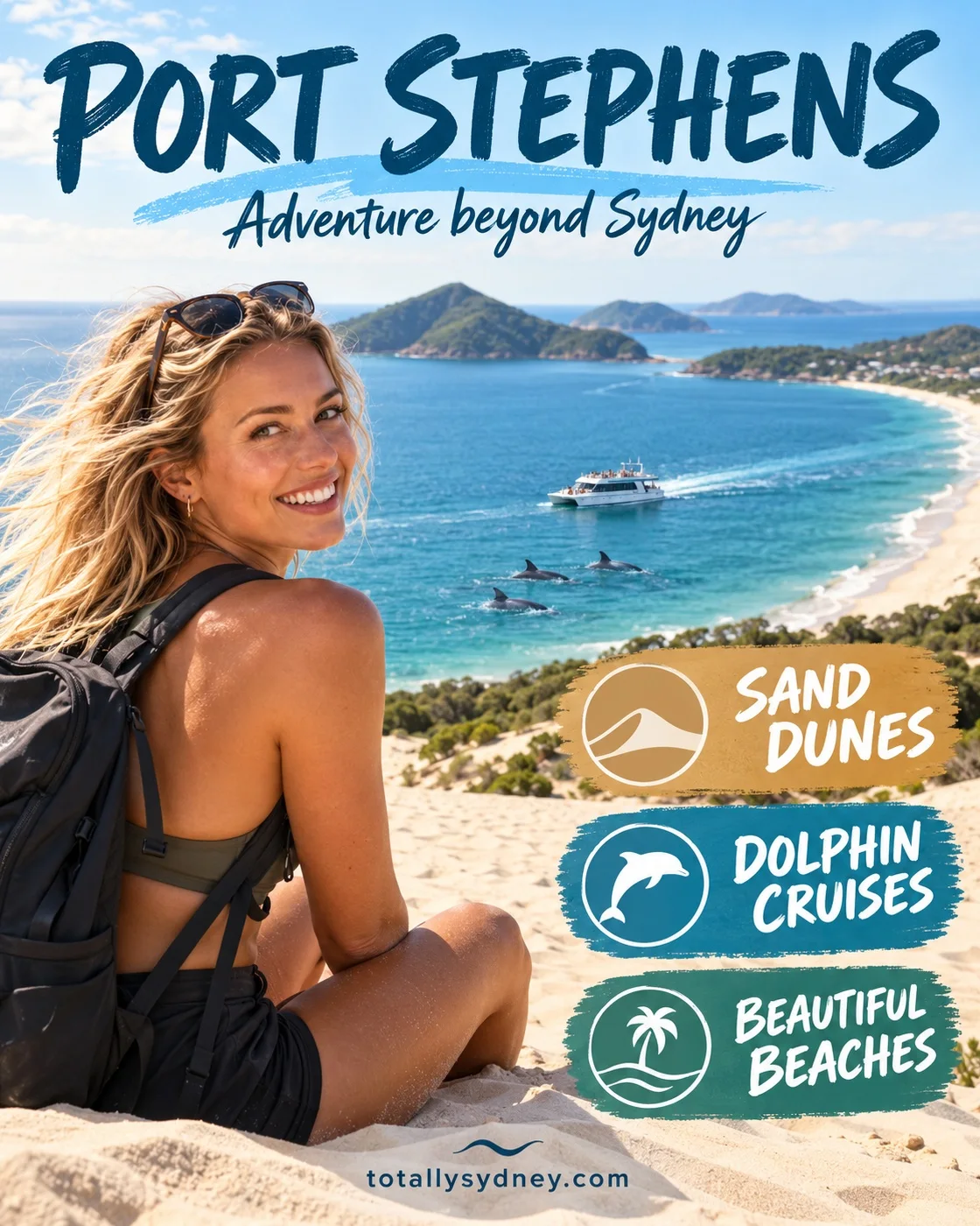 Port Stephens: Dolphins, Sand Dunes & Quad Bikes